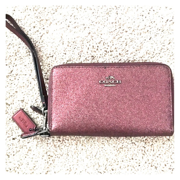 Coach Handbags - Metallic Cherry Coach Wallet NWT Coach Handbags - Metallic Cherry Coach Wallet NWT